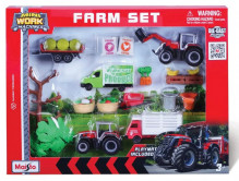 MAISTO FARM SET MASSEY FERGUSON MEGA