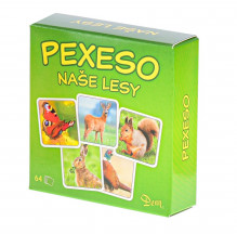 Pexeso DENY Naše lesy 64 ks