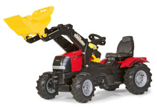 ROLLY TOYS Traktor šlapací CASE PUMA CVX 240 s čelním nakladačem, foukané pneu