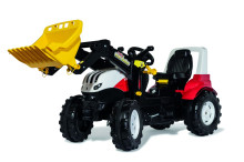 ROLLY TOYS Traktor šlapací STEYR 6300 TERRUS CVT s čelním nakladačem