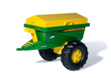 Rozmetadlo JOHN DEERE STREUMAX za šlapací traktory ROLLY TOYS 