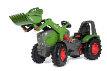 ROLLY TOYS Traktor šlapací FENDT 1050 VARIO s čelním nakladačem, řazení