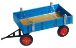 Přívěs traktorový nízké bočnice modrý EILBULLDOG KOVAP 0407 