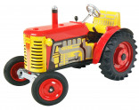 Traktor ZETOR červený KOVAP 0381 
