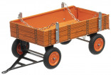 Přívěs traktorový nízké bočnice oranžový KUBOTA KOVAP 0408 