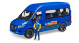 Auto MERCEDES BENZ SPRINTER dodávka s figurkou Bworld BRUDER 02681 