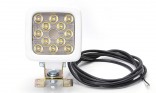 Světlomet diodový pracovní hranatý LED WAS 12/24V bílý  